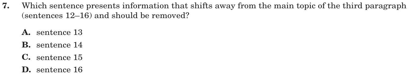 Question 7 as printed on page 49 of the DOE handbook.