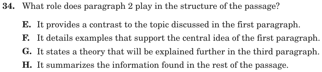 Question 34 as printed on page 139 of the DOE handbook.