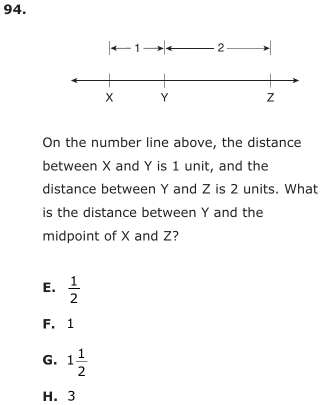 Question 94 as printed on page 93 of the DOE handbook.