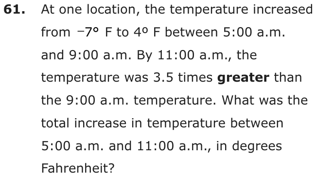 Question 61 as printed on page 188 of the DOE handbook.