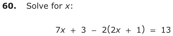 Question 60 as printed on page 75 of the DOE handbook.
