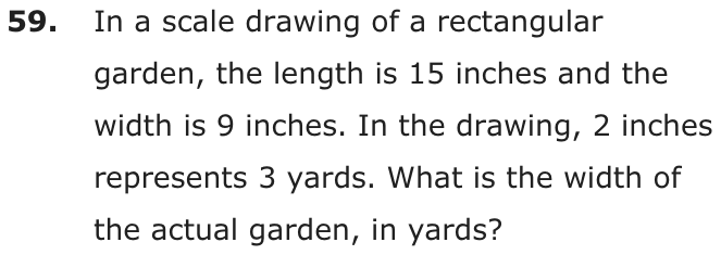 Question 59 as printed on page 191 of the DOE handbook.