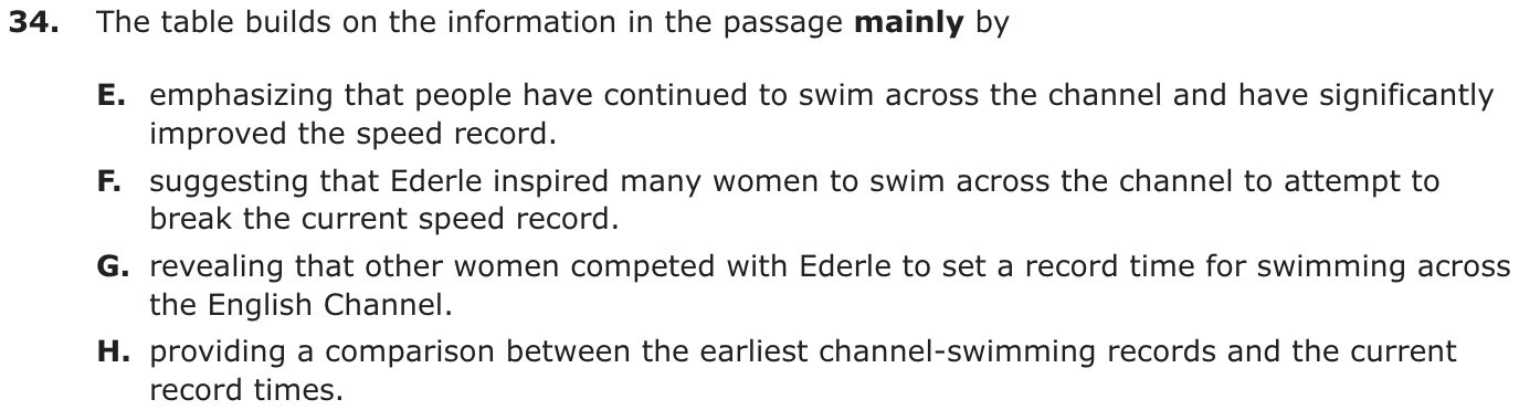 Question 34 as printed on page 56 of the DOE handbook.