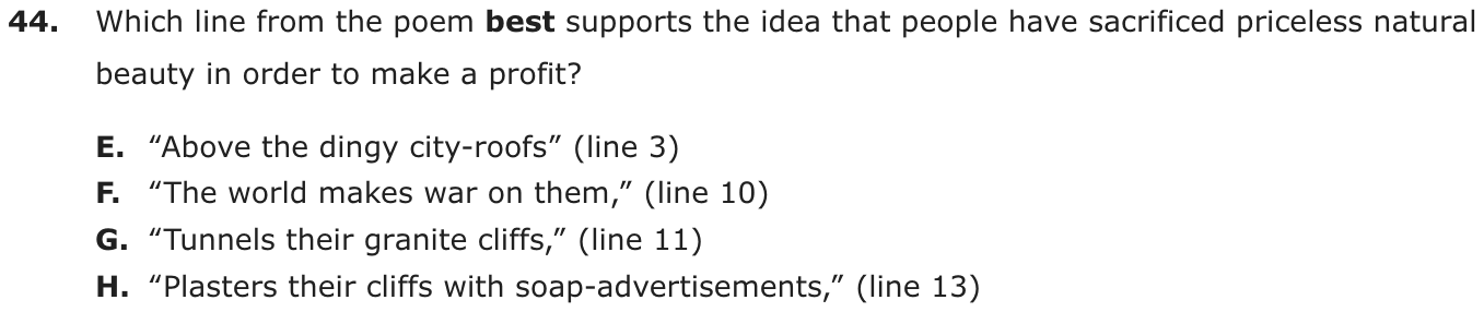 Question 44 as printed on page 190 of the DOE handbook.