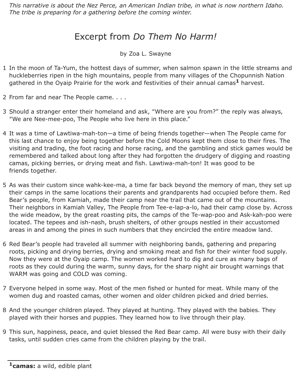 The passage “Excerpt from Do Them No Harm!” as printed on page 177 of the DOE handbook.