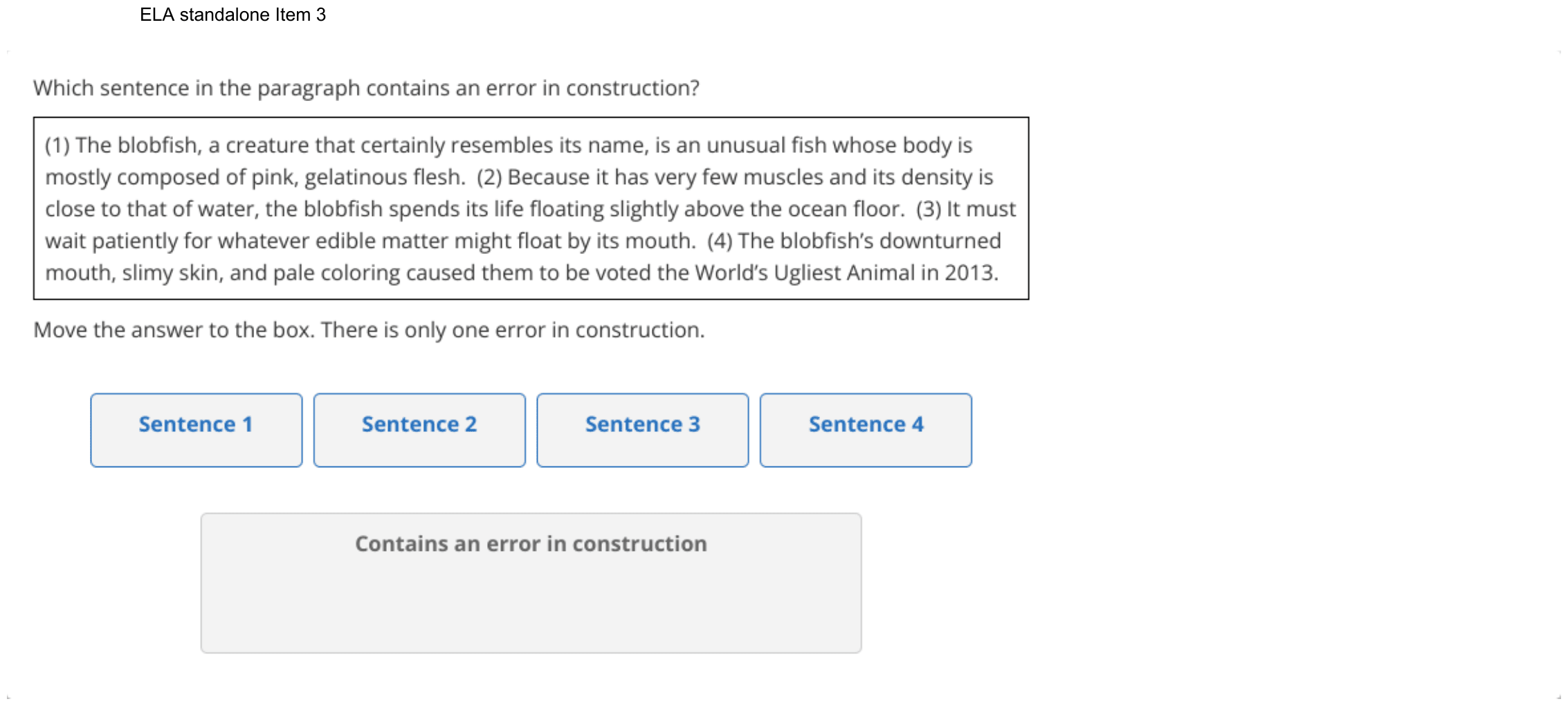 Question 50 as shown on the DOE’s digital test, page 70 of its printable version.