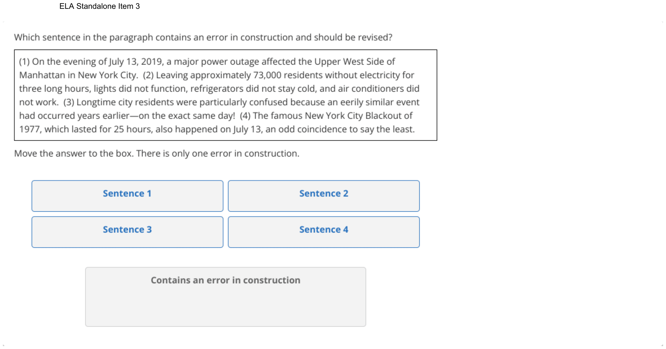 Question 50 as shown on the DOE’s digital test, page 70 of its printable version.