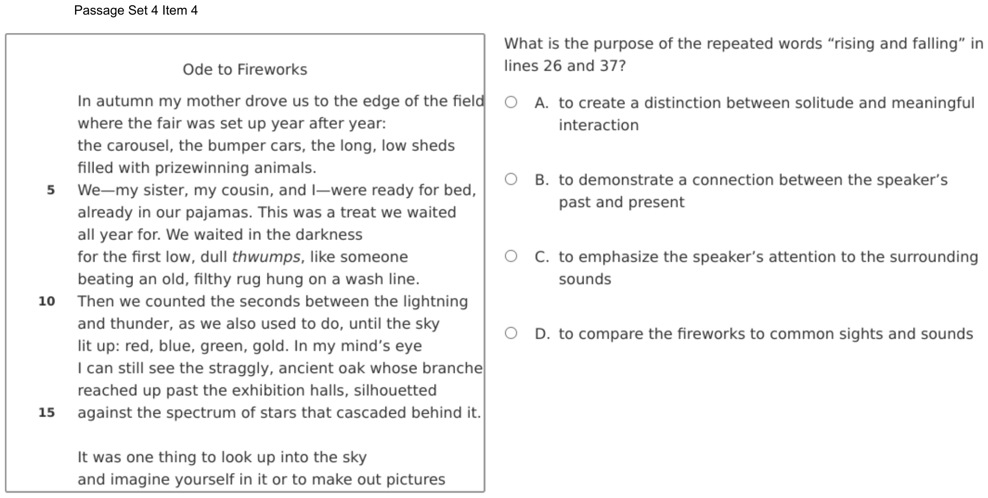 Question 24 as shown on the DOE’s digital test, page 36 of its printable version.