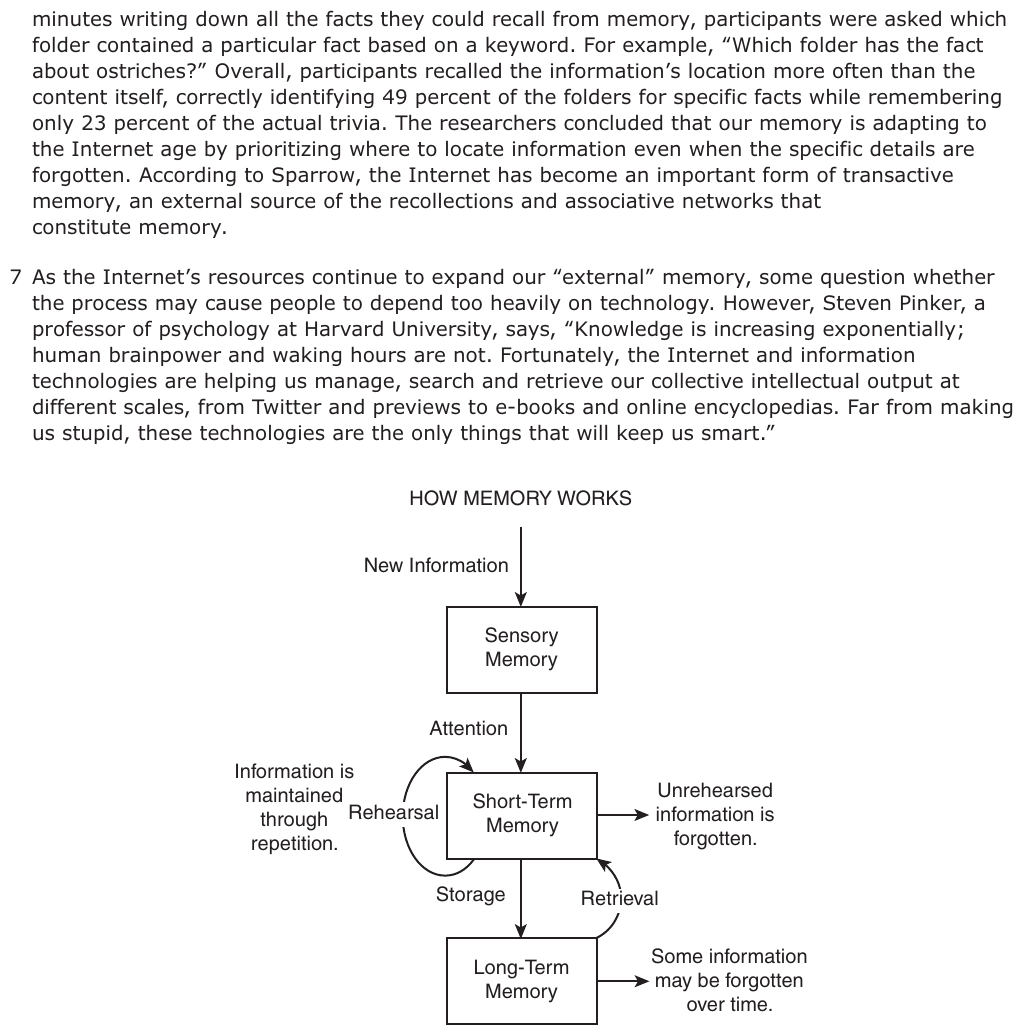 The passage “A Memory Revolution” as printed on page 4 of the DOE handbook.