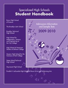 Cover of the Specialized High Schools Student Handbook 2009–2010