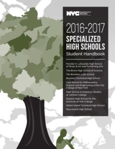 Cover of the Specialized High Schools Student Handbook 2016–2017